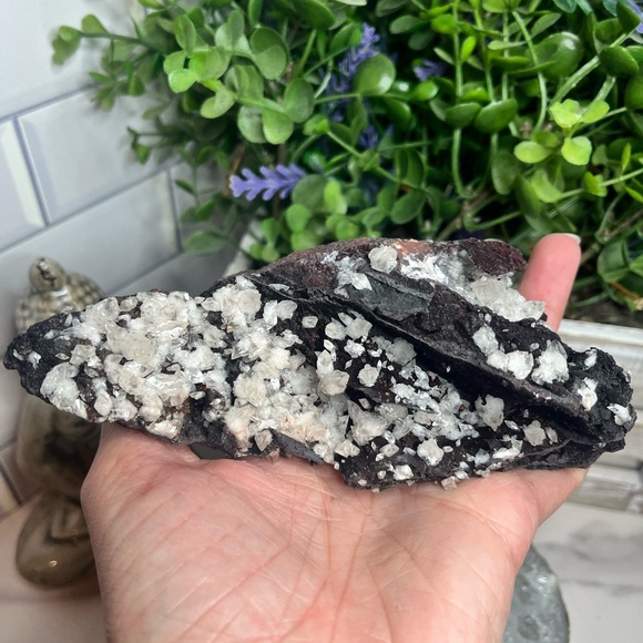 Calcite Crystals on Limonite - Picture 3 of 7